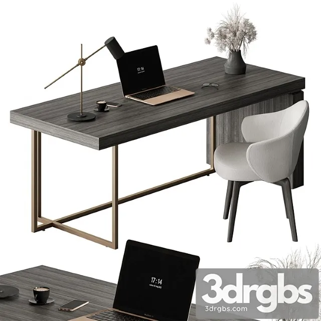 Writing Table Office Furniture 448 3dsmax Download