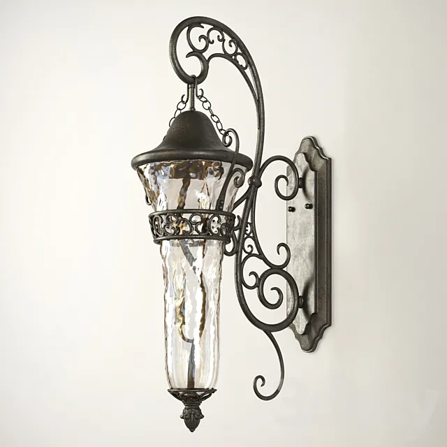 wrought-iron sconces 3DS Max Model