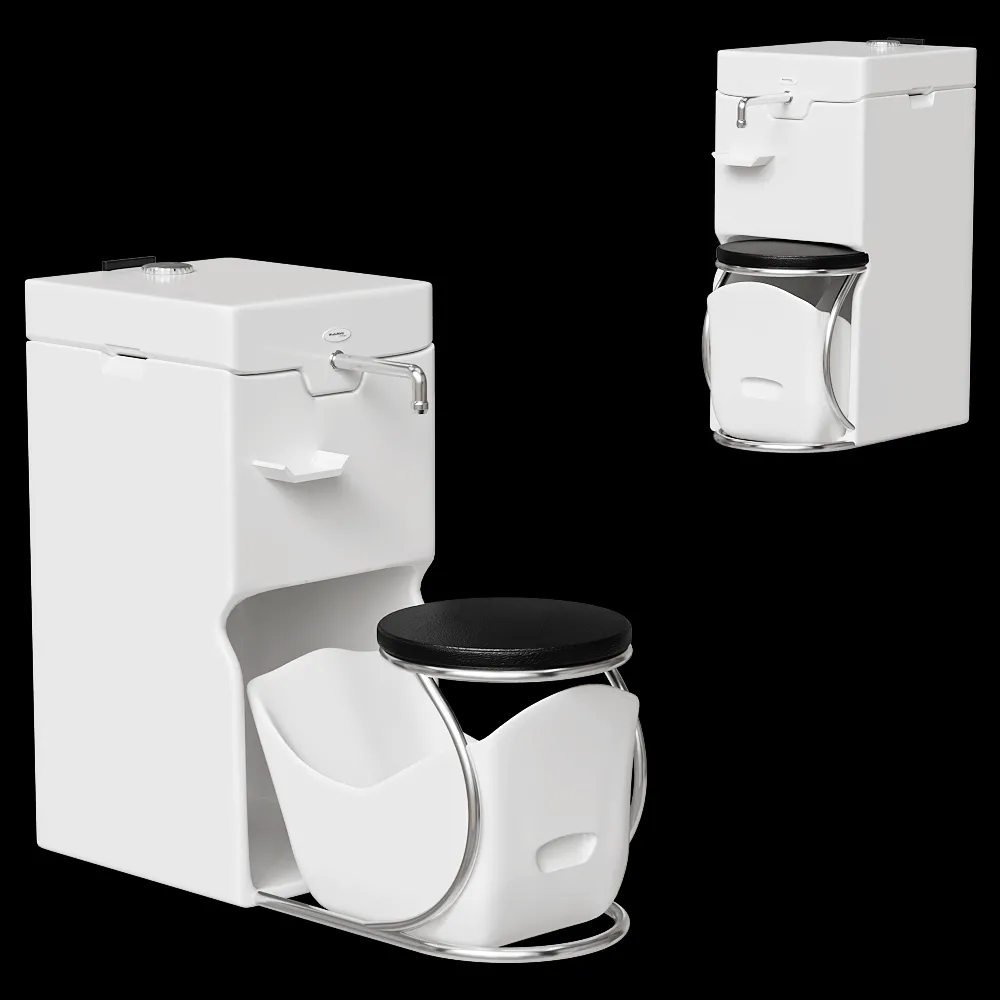 WuduMate – Foot Bath Mobile 3ds Max