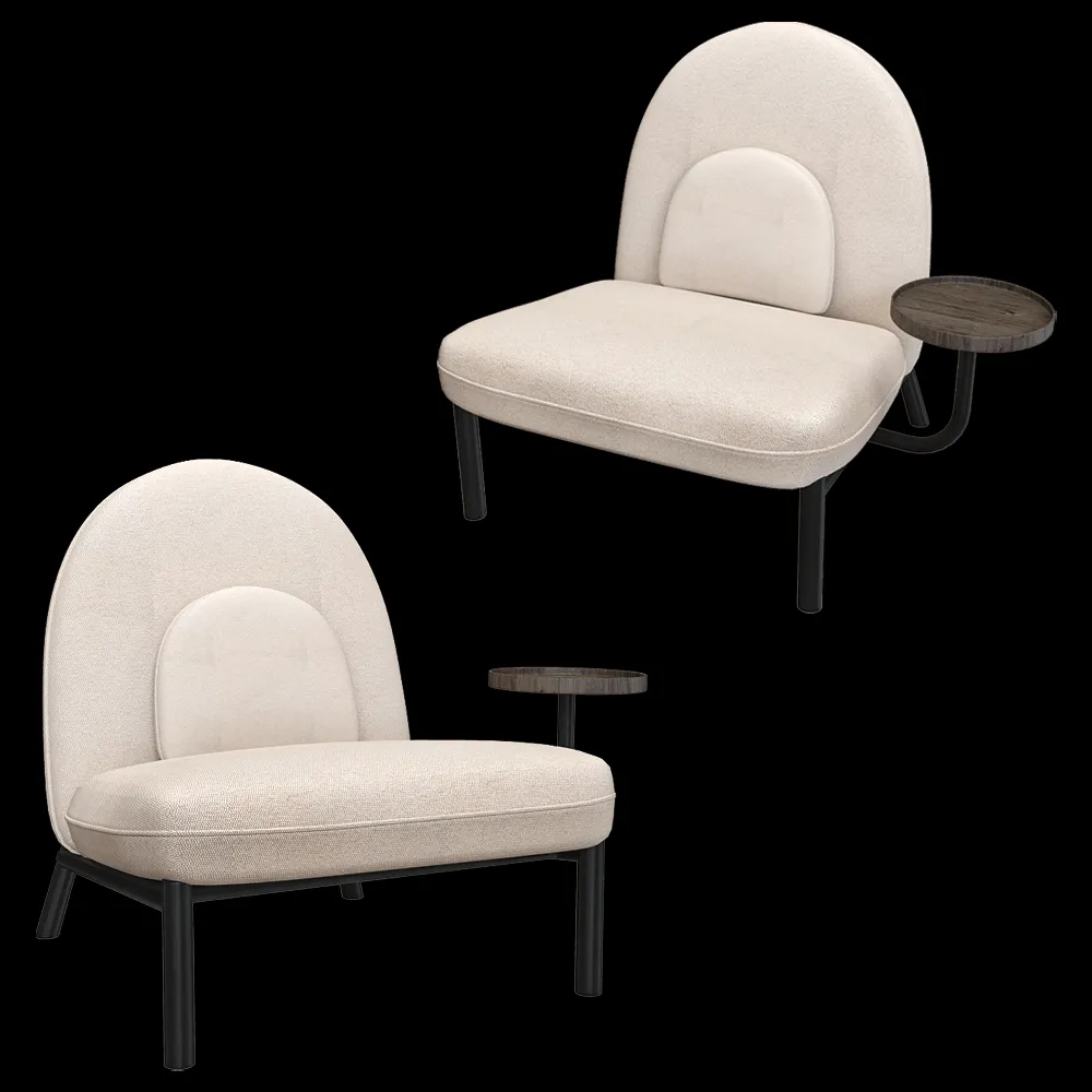 Wudus – Armchair Soft Lounge 3ds Max