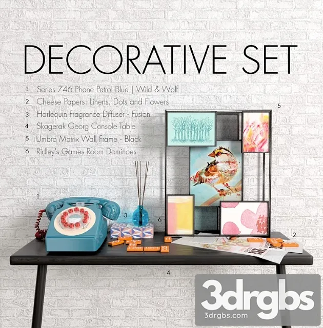 Ww Decorative Set 3dsmax Download