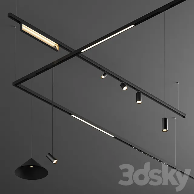 Xal Move It 25 S surface _ suspended system 3DSMax File