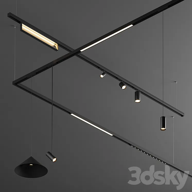 Xal Move It 25 S surface \/ suspended system 3DS Max