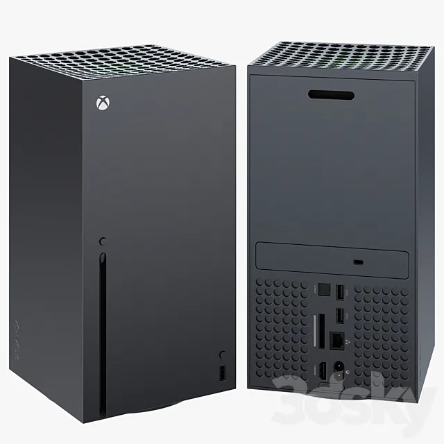 Xbox Series X Console 3DS Max Model