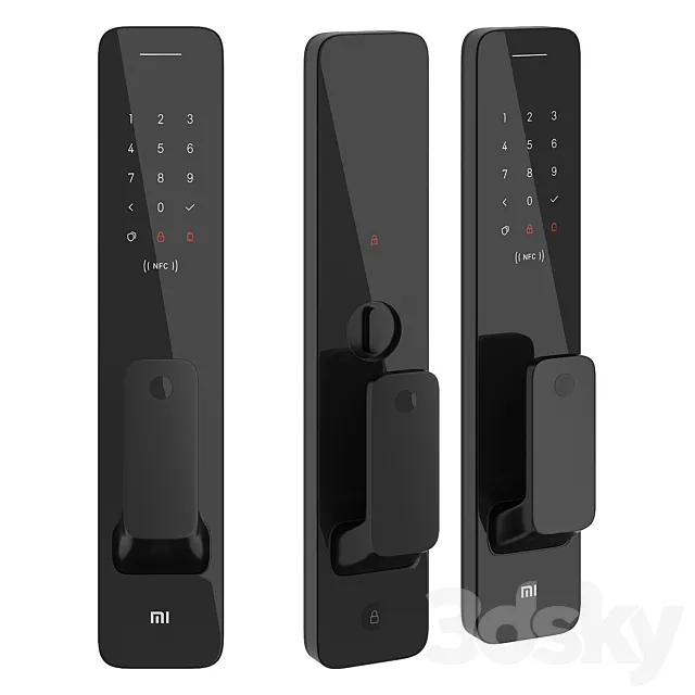 Xiaomi Automatic Smart Door Lock 3ds Max