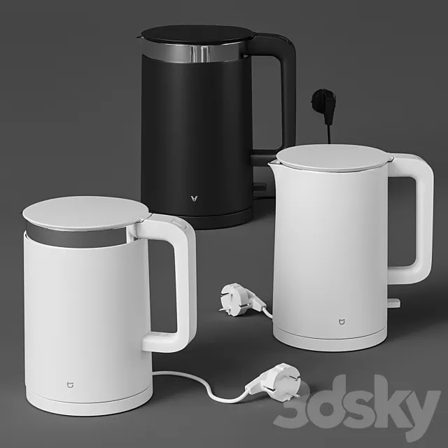Xiaomi electric kettle set 3DSMax File