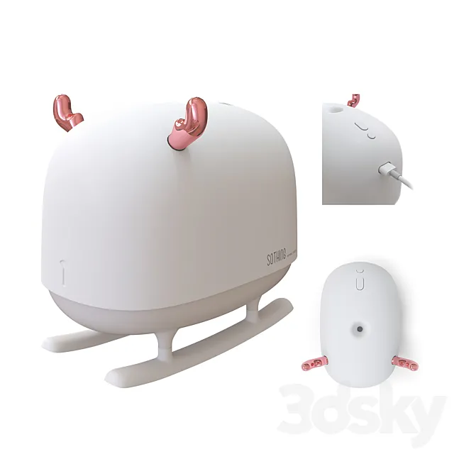 Xiaomi Miija Humidifier 3DS Max Model