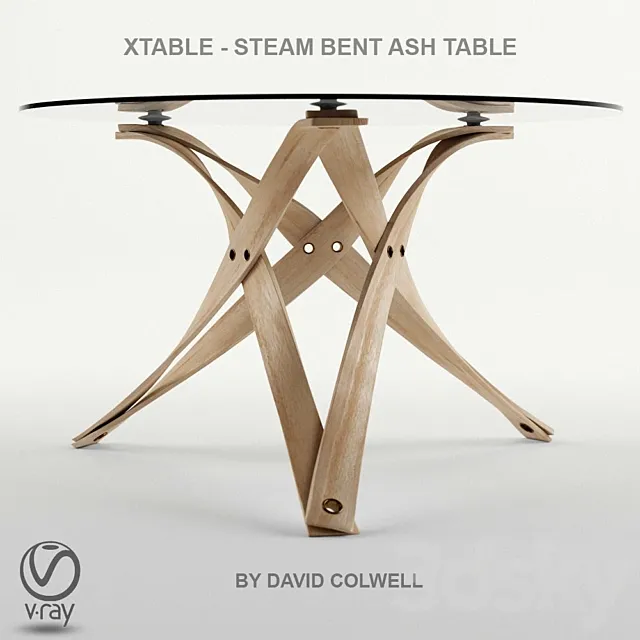 XTABLE by David Colwell 3DSMax File
