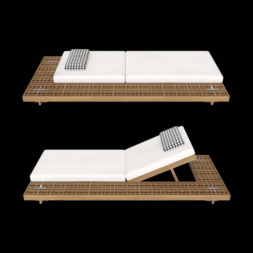 Yachtline Design – Deckchair GRID GR.12.27 3ds Max