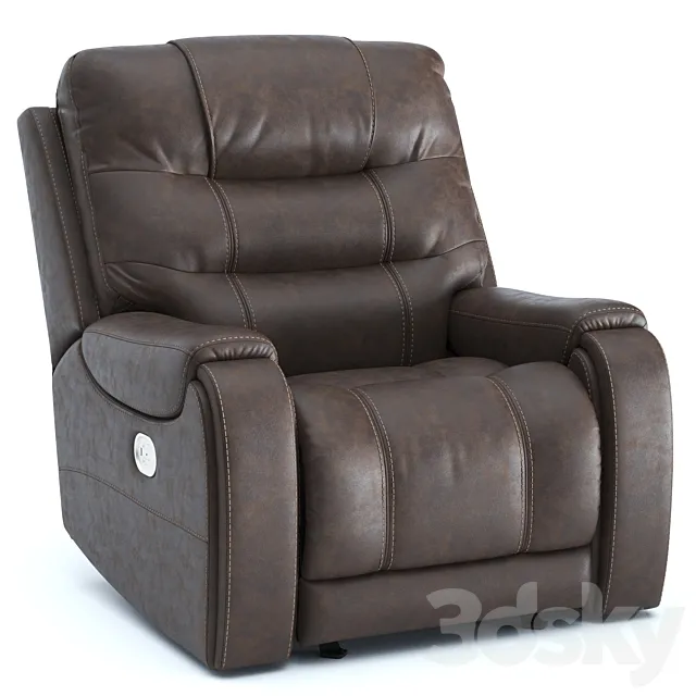 Yacolt Power Reclining Armchair 3ds Max