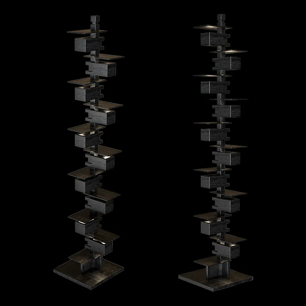 YAMAGIWA – Floor lamp Taliesin 2 black 3ds Max