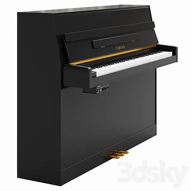 Yamaha b1 SG2 PE Digital Piano 3DS Max Model