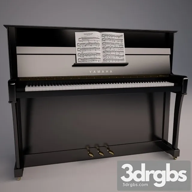 Yamaha B3 Upright Piano 3dsmax Download