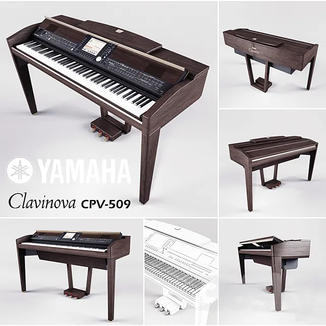 Yamaha Clavinova CPV-509 3DSMax File