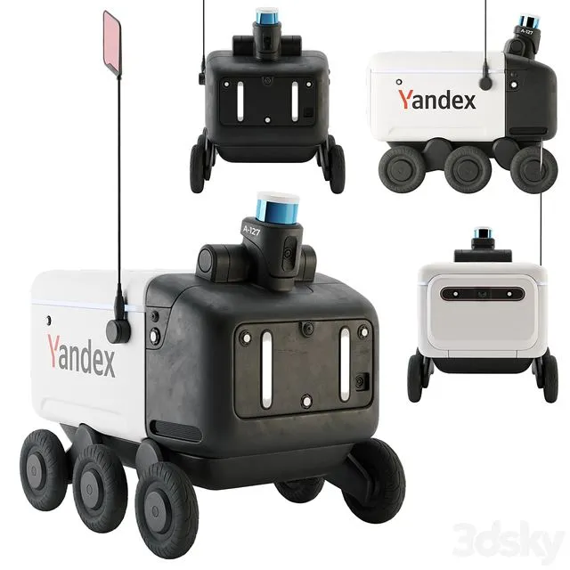 Yandex rover v3 3dsMax Model