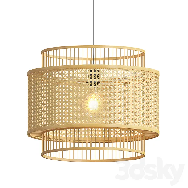 Yen pendant round light 3ds Max
