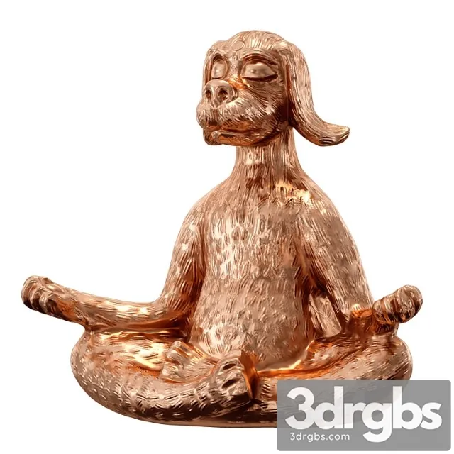 Yoga Dog Yoga Dog Figurine 3dsmax Download