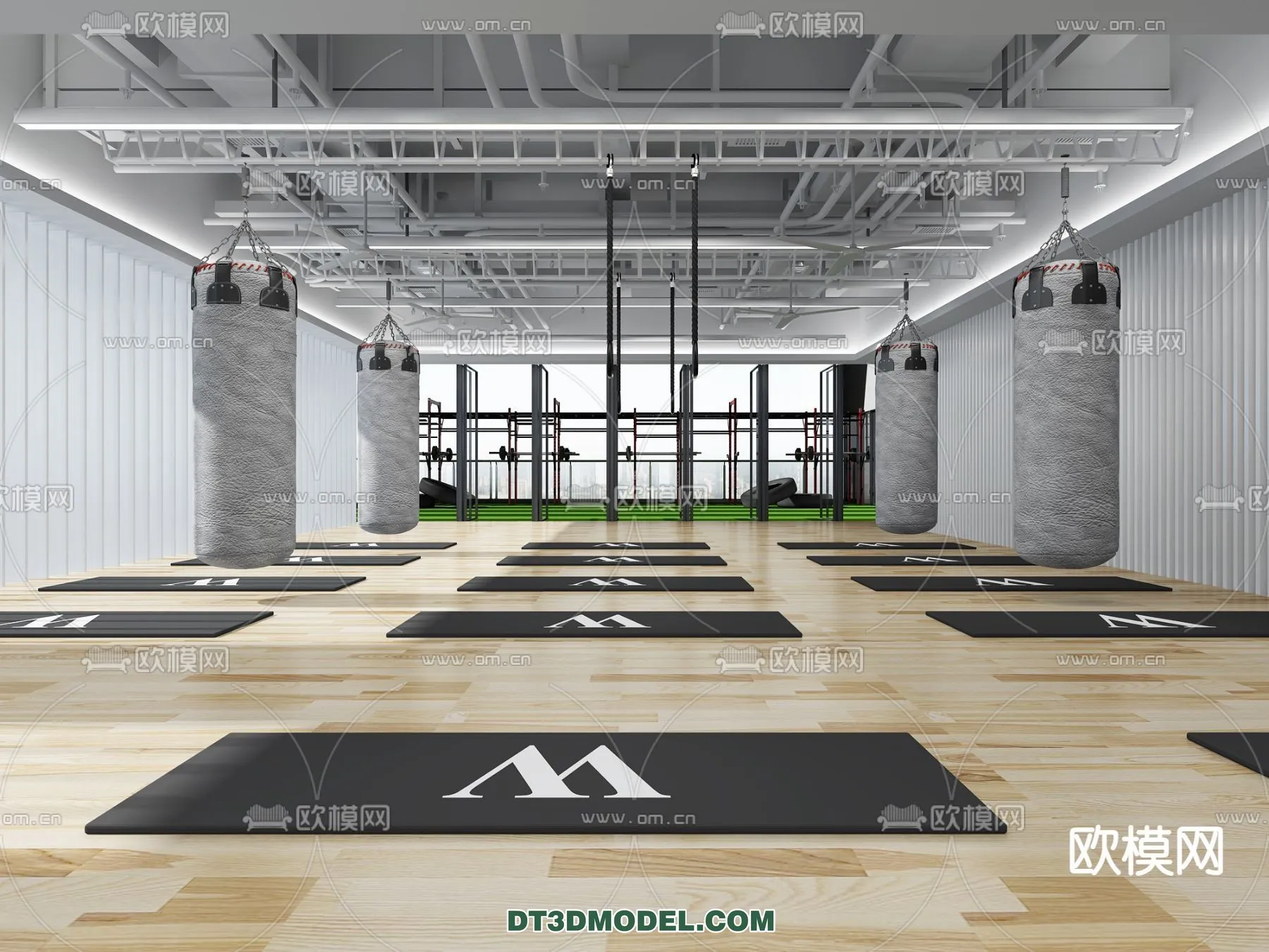 Yoga Room With Thoughtful Design – 3D Scenes – 071