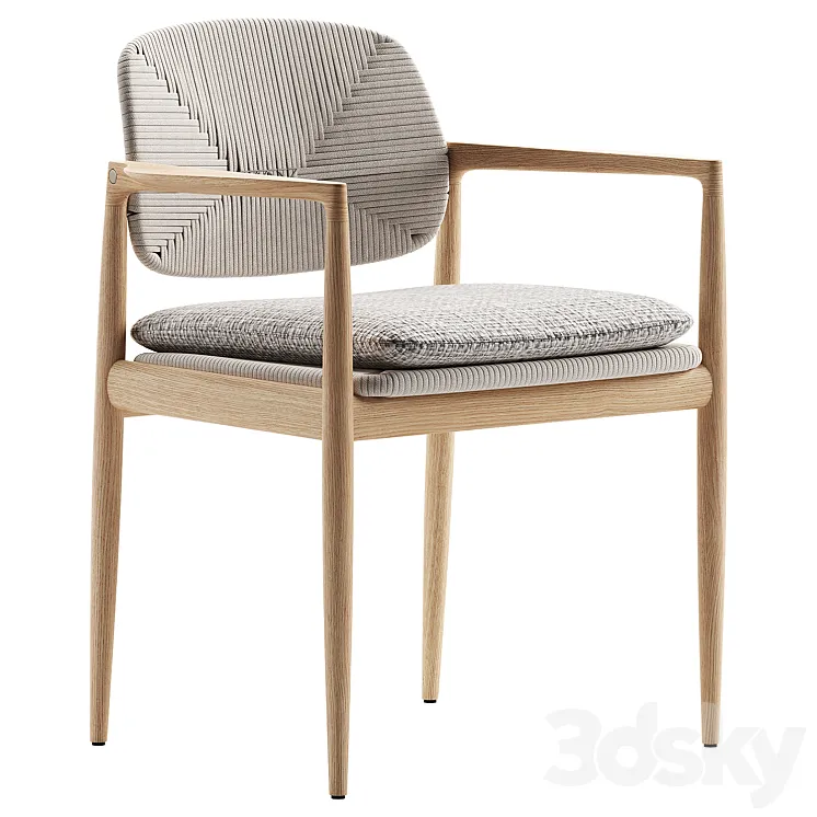 Yoko Outdoor Chair \/ Minotti 3DS Max Model