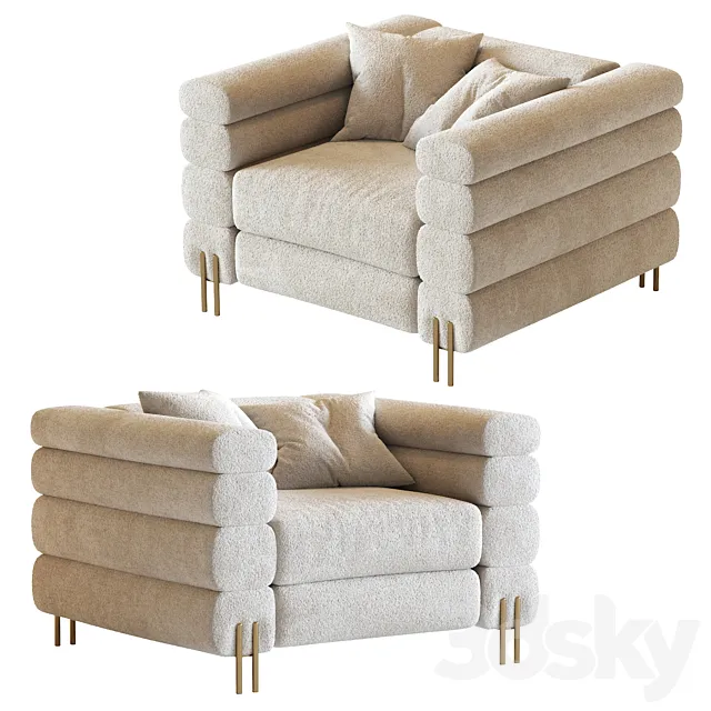 York chair 3ds Max