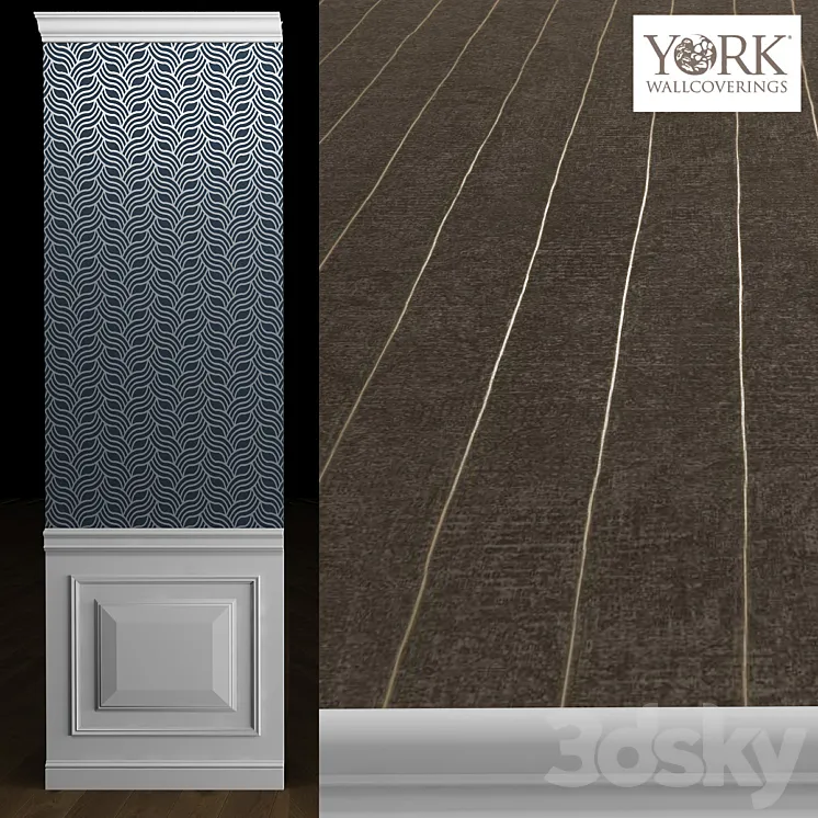 York Dazzling Dimensions wallpaper 3DS Max Model