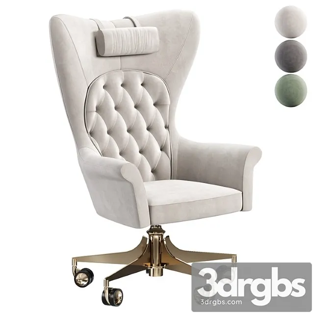 York Swivel Armchair By Visionnaire 5 3dsmax Download