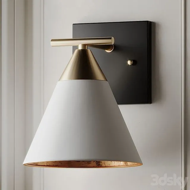 YOUNG HOUSE LOVE CLAD CONE BATH SCONCE 3dsMax Model