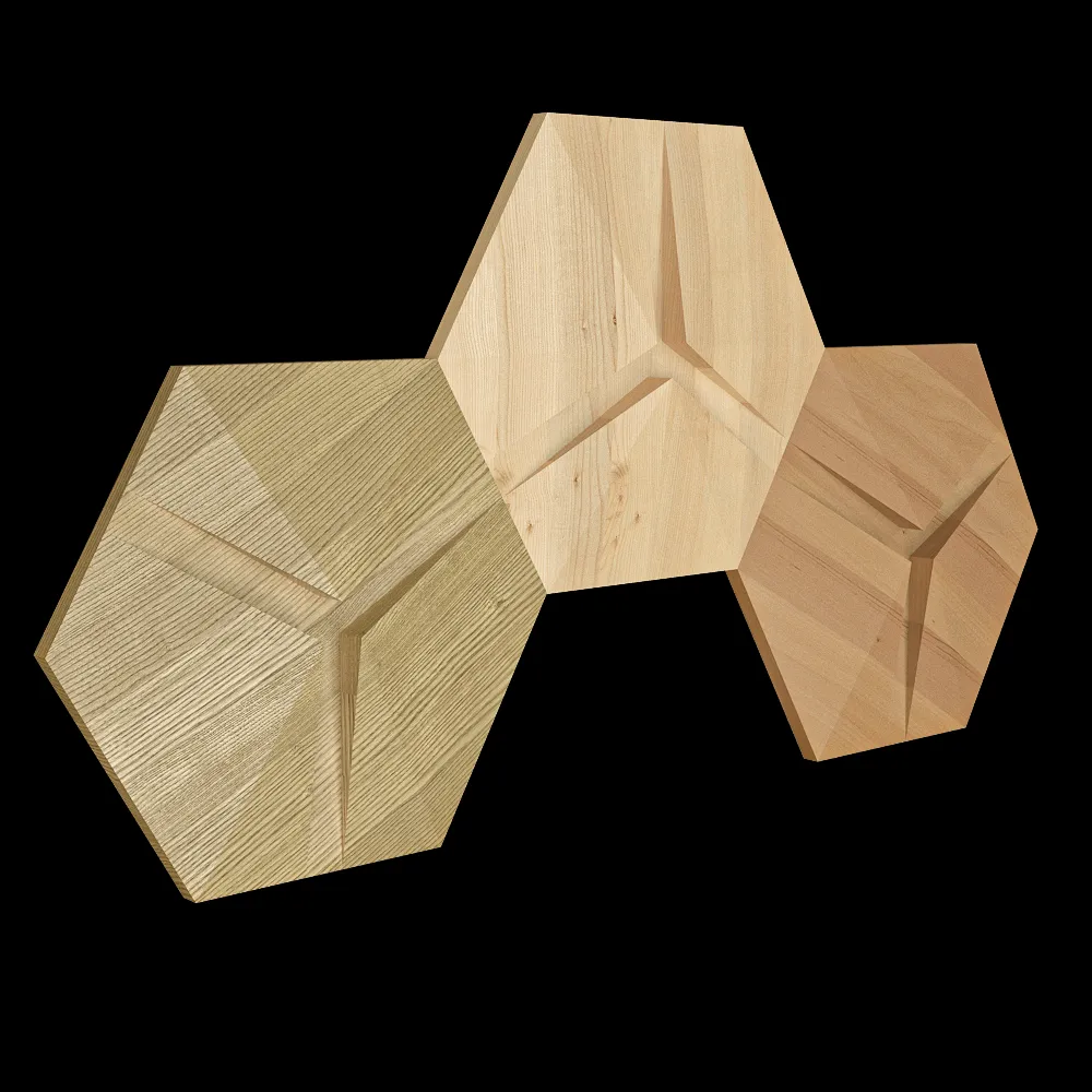 YourFoRest – 3D panel Optics Hexagon S 3ds Max