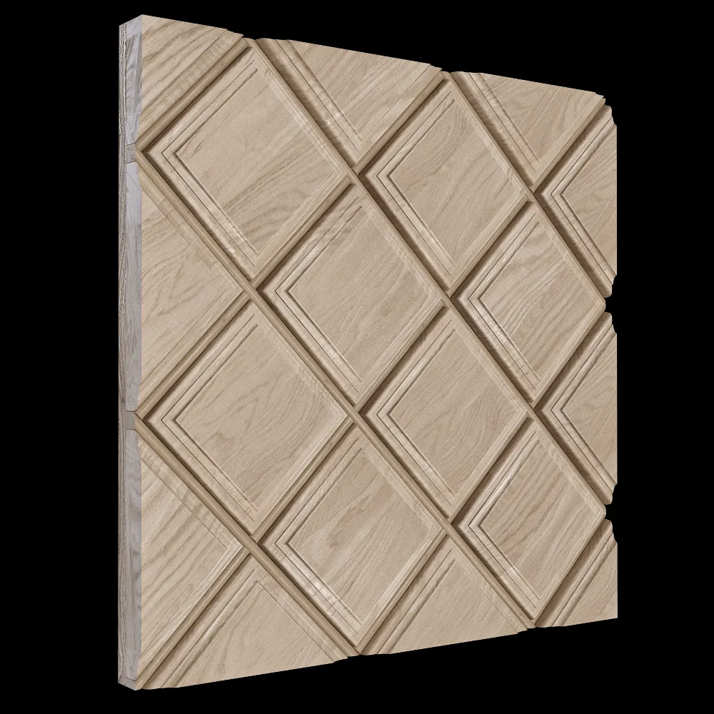 YourFoRest – 3D panel Wood Diamond 3ds Max