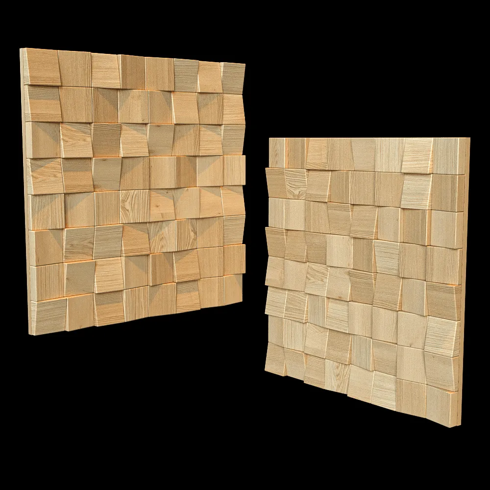 YourFoRest – Wall panel Mosaic Pixels 3ds Max