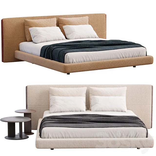 Yume Bed By Poliform 3ds Max