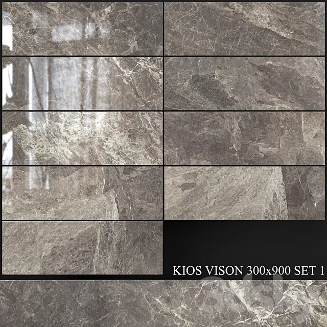 Yurtbay Seramik Kios Vison 300×900 Set 1 3ds Max