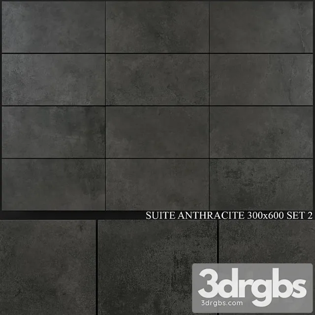 Yurtbay seramik suite anthracite 300×600 set 2 3dsmax Download