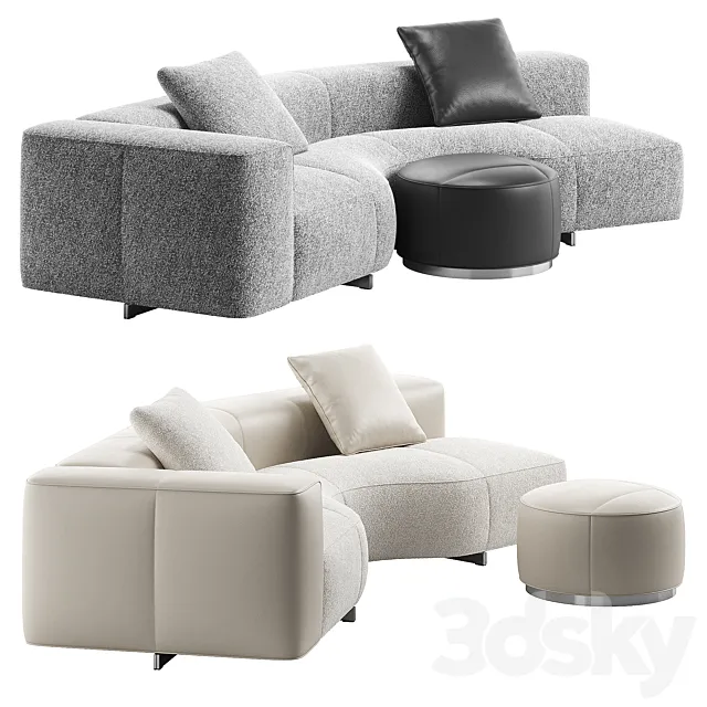Yves Small Sofa 02 by Minotti 3ds Max