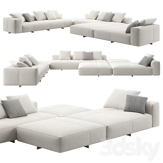 Yves Sofa 012 by Minotti 3ds Max