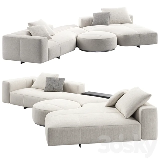Yves Sofa 02 by Minotti 3ds Max