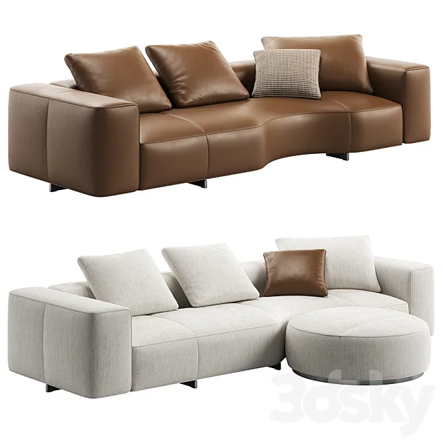 Yves Sofa 04 by Minotti 3ds Max