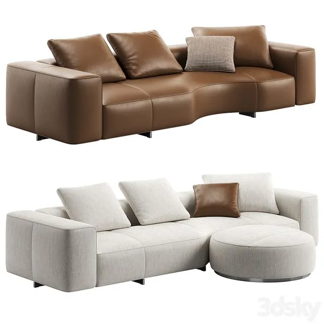 Yves Sofa 04 by Minotti 3dsMax Model