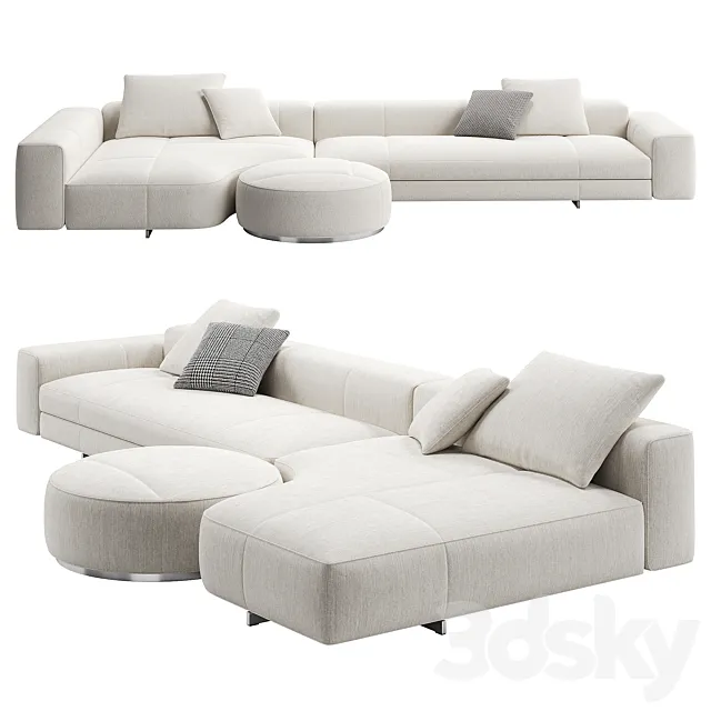 Yves Sofa 06 by Minotti 3ds Max
