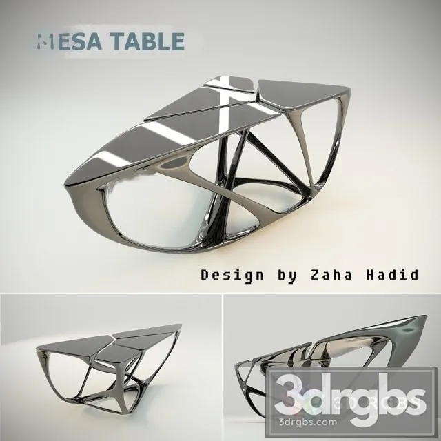 Zaha Hadid Mesa Table 3dsmax Download