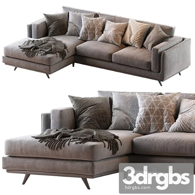 Zander 2 piece chaise sectional