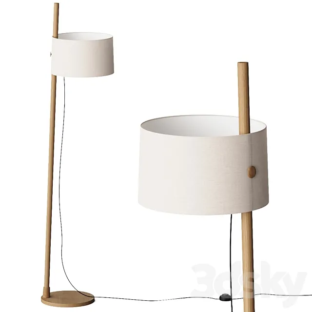 ZANEEN design Linood Portable Ambient Floor Lamp 3ds Max