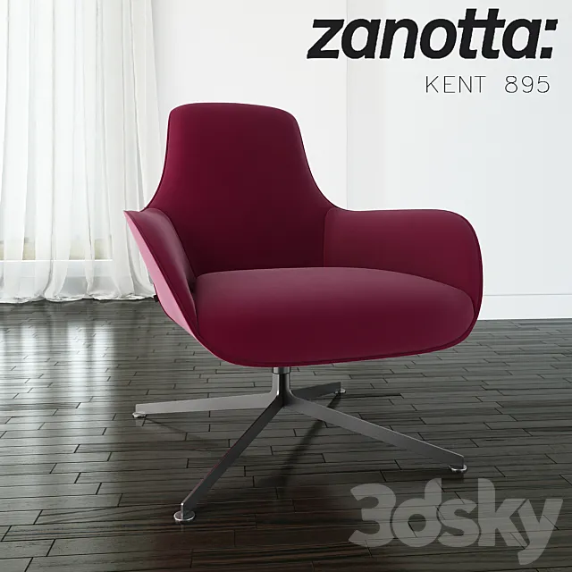 Zanotta – Kent 895 3ds Max