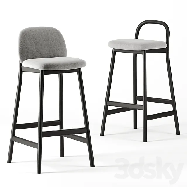 Zantilam bar stool by Verywood 3DS Max Model