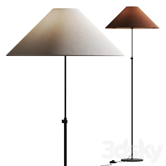 Zara Home Adjustable Floor Lamp 3ds Max