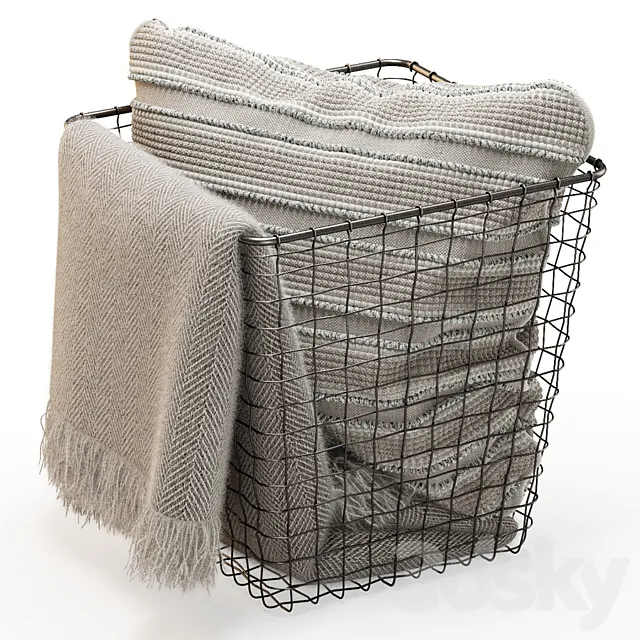 ZARA HOME basket 3ds Max