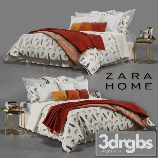 Zara Home Bed 3dsmax Download