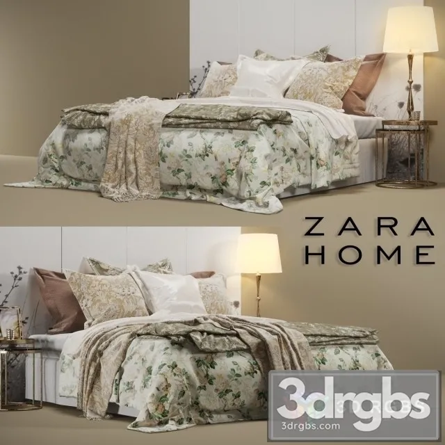 Zara Home Bed 8 3dsmax Download
