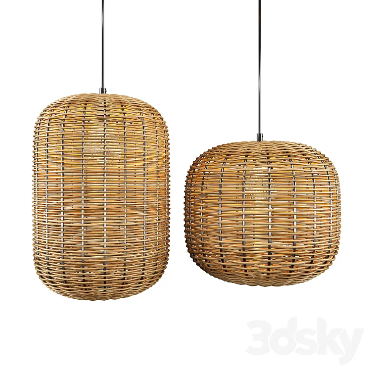 Zara Home Ceiling Lamp 3DS Max