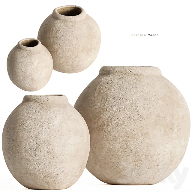 Zara Home – Ceramic Vases 3ds Max